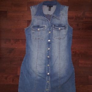 INC Denim Shirt Dress by Macy's NWOT
